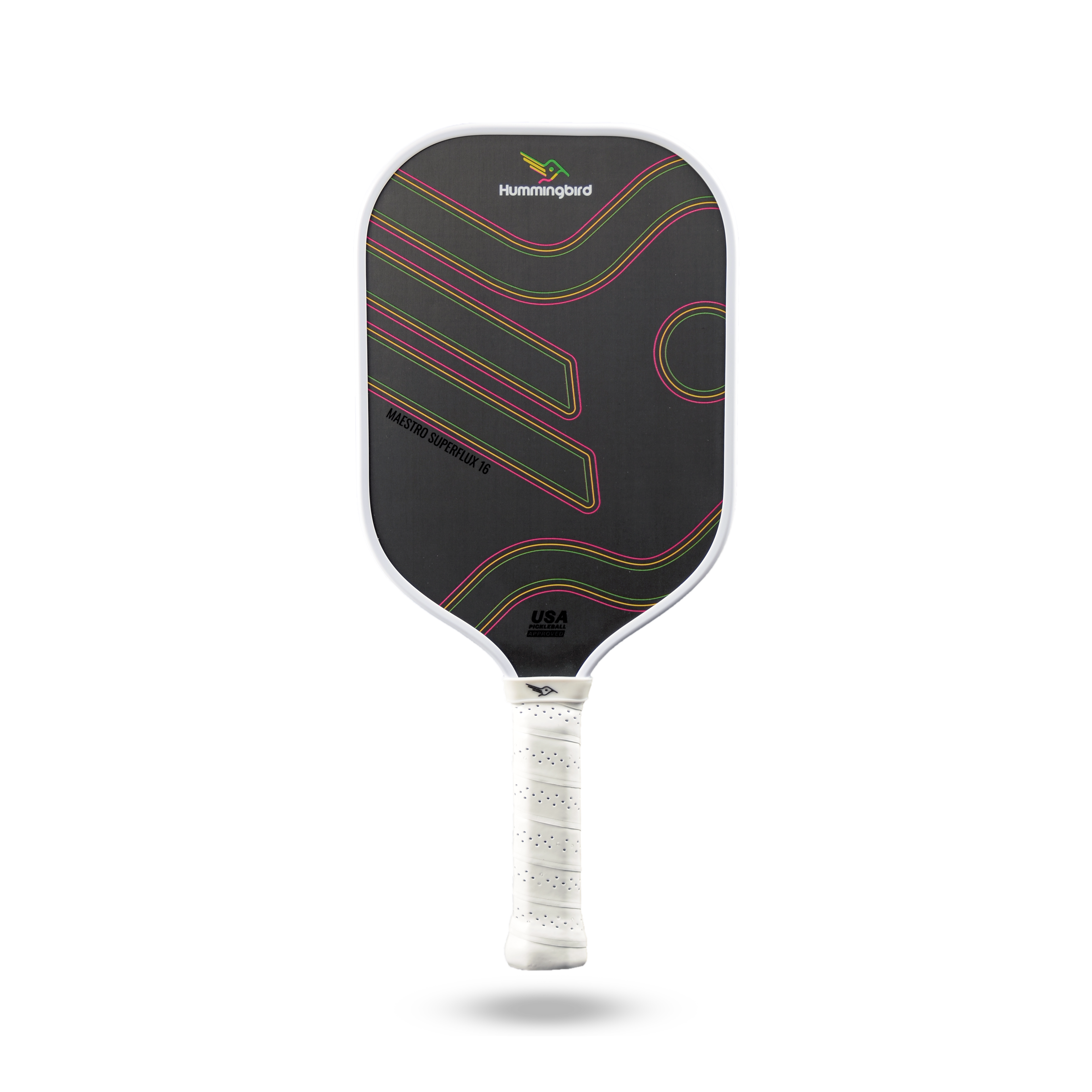Front view of a Maestro pickleball paddle